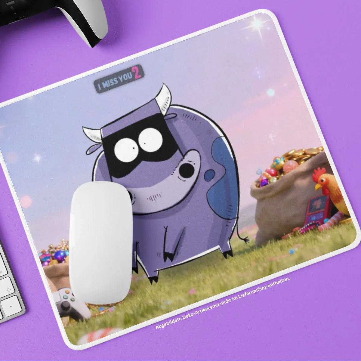 Loot Moo Mauspad- Fette Beute 24x20 cm