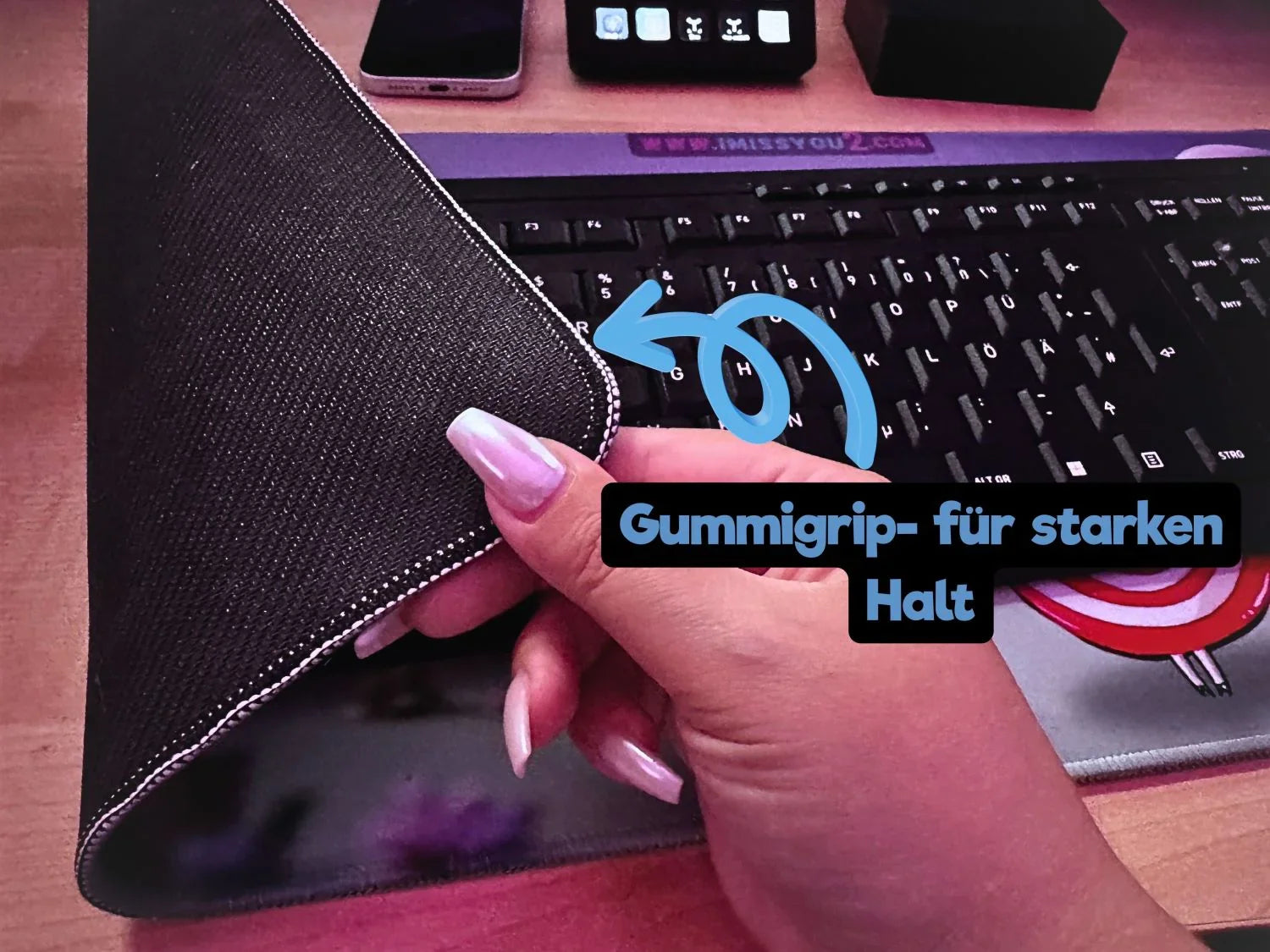 Hornelia " Diva Horn Spa"- Mauspad  24x20 cm