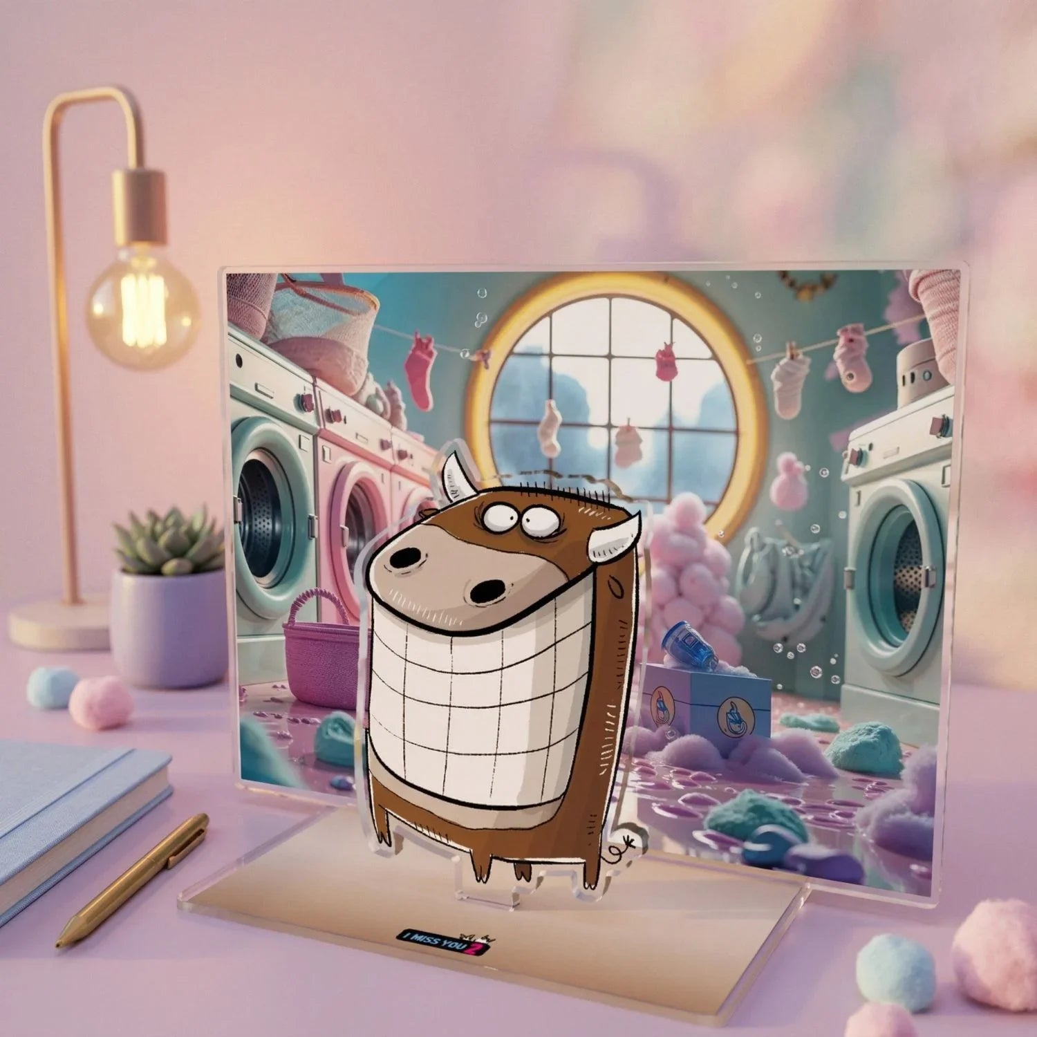 Smilow "Modelwalk im Waschsalon"- Mini World Diorama 15,1cm