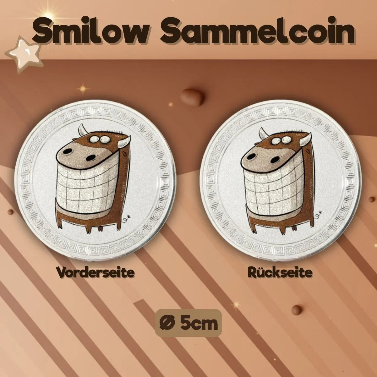 Smilow – Collectible Coin Silber, Ø 5cm